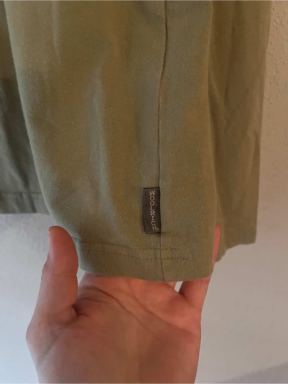Woolrich Women's Crewneck Top in Olive - Picture 5 of 8
